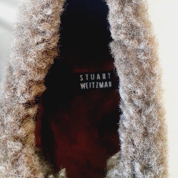 Stuart Weitzman Faux Fur Trim Shoes - Picture 11 of 12